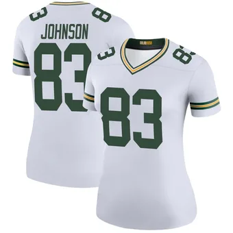 Women's Cornelius Johnson White Legend Color Rush Football Jersey