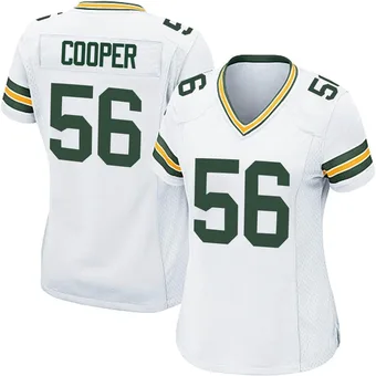 Women's Edgerrin Cooper White Game Football Jersey