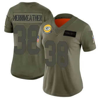 Women's Ellis Merriweather Camo Limited 2019 Salute to Service Football Jersey