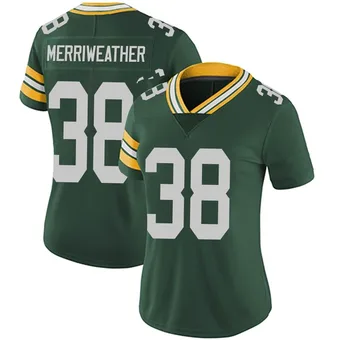 Women's Ellis Merriweather Green Limited Team Color Vapor Untouchable Football Jersey