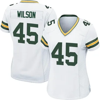 Women's Eric Wilson White Game Football Jersey