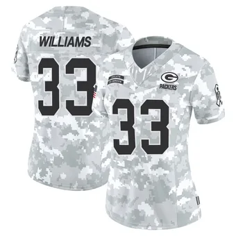 Women's Evan Williams Arctic Camo Limited 2024 Salute to Service Football Jersey