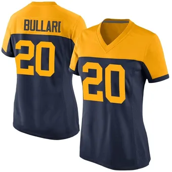 Women's Javon Bullard Navy Game Alternate Football Jersey