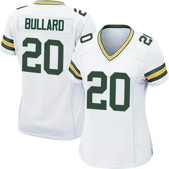 Women's Javon Bullard White Game Football Jersey