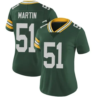 Women's Jeremiah Martin Green Limited Team Color Vapor Untouchable Football Jersey