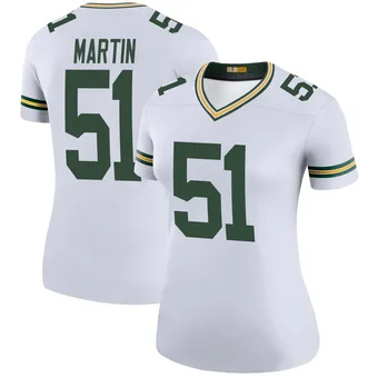 Women's Jeremiah Martin White Legend Color Rush Football Jersey