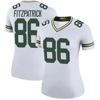 Women's John FitzPatrick White Legend Color Rush Football Jersey