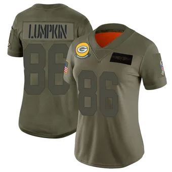 Women's Johnny Lumpkin Camo Limited 2019 Salute to Service Football Jersey