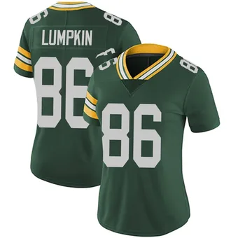 Women's Johnny Lumpkin Green Limited Team Color Vapor Untouchable Football Jersey