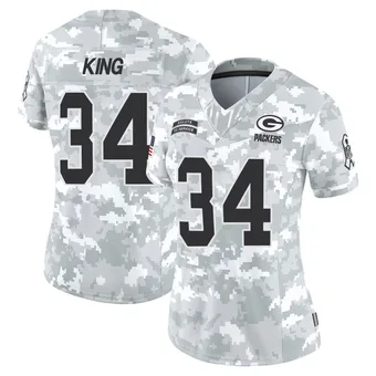 Women's Kalen King Arctic Camo Limited 2024 Salute to Service Football Jersey