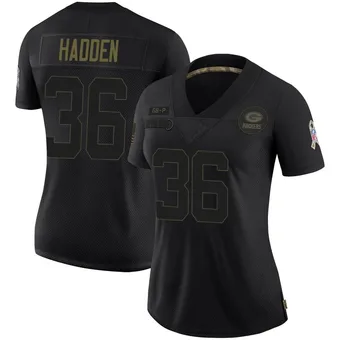 Women's Kamal Hadden Black Limited 2020 Salute To Service Football Jersey