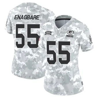 Women's Kingsley Enagbare Arctic Camo Limited 2024 Salute to Service Football Jersey