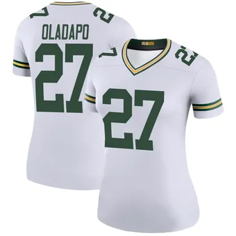 Women's Kitan Oladapo White Legend Color Rush Football Jersey