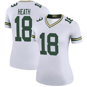 Women's Malik Heath White Legend Color Rush Football Jersey