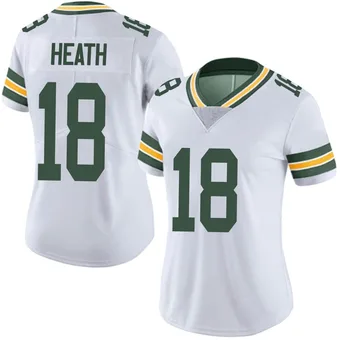 Women's Malik Heath White Limited Vapor Untouchable Football Jersey