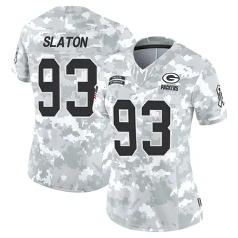 Women's T.J. Slaton Arctic Camo Limited 2024 Salute to Service Football Jersey