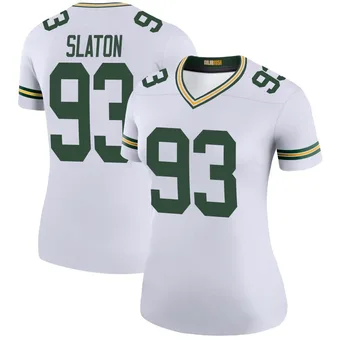 Women's T.J. Slaton White Legend Color Rush Football Jersey