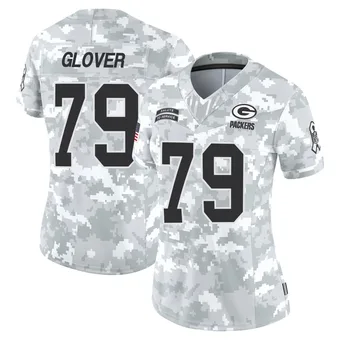 Women's Travis Glover Arctic Camo Limited 2024 Salute to Service Football Jersey