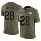 Youth AJ Dillon Olive Limited 2022 Salute To Service Football Jersey