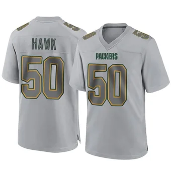 Youth A.J. Hawk Gray Game Atmosphere Fashion Football Jersey