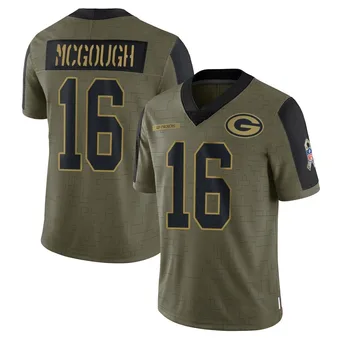 Youth Alex McGough Olive Limited 2021 Salute To Service Football Jersey