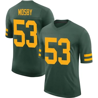 Youth Arron Mosby Green Limited Alternate Vapor Football Jersey