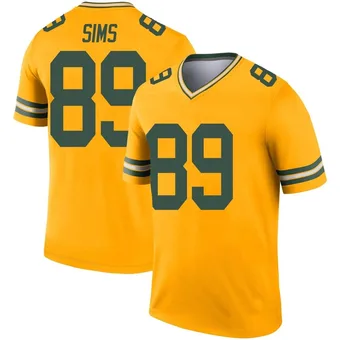 Youth Ben Sims Gold Legend Inverted Football Jersey