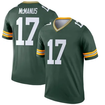 Youth Brandon McManus Green Legend Football Jersey