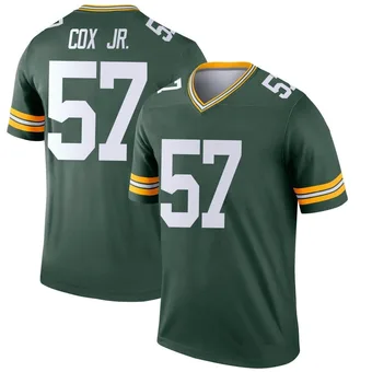 Youth Brenton Cox Jr. Green Legend Football Jersey