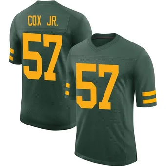 Youth Brenton Cox Jr. Green Limited Alternate Vapor Football Jersey