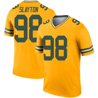 Youth Chris Slayton Gold Legend Inverted Football Jersey