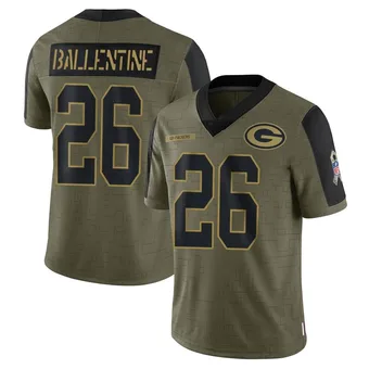 Youth Corey Ballentine Olive Limited 2021 Salute To Service Football Jersey