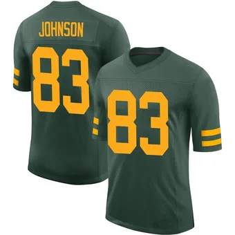 Youth Cornelius Johnson Green Limited Alternate Vapor Football Jersey