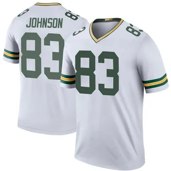 Youth Cornelius Johnson White Legend Color Rush Football Jersey