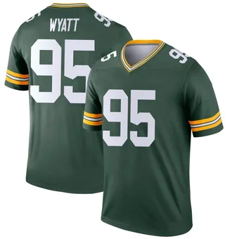 Youth Devonte Wyatt Green Legend Football Jersey