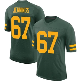 Youth Donovan Jennings Green Limited Alternate Vapor Football Jersey