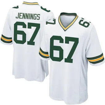 Youth Donovan Jennings White Game Football Jersey