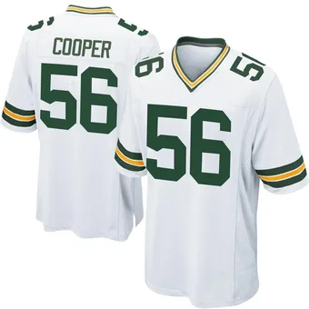 Youth Edgerrin Cooper White Game Football Jersey