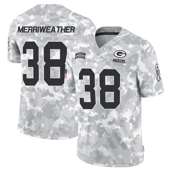 Youth Ellis Merriweather Arctic Camo Limited 2024 Salute to Service Football Jersey