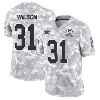 Youth Emanuel Wilson Arctic Camo Limited 2024 Salute to Service Football Jersey