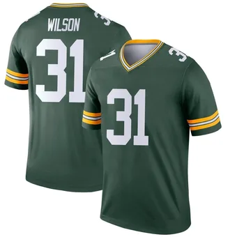 Youth Emanuel Wilson Green Legend Football Jersey