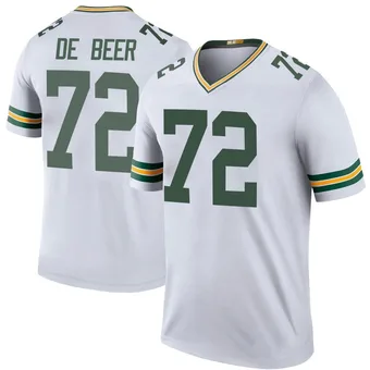 Youth Gerhard de Beer White Legend Color Rush Football Jersey