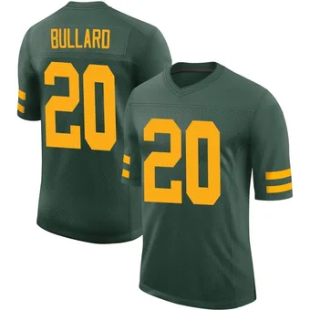 Youth Javon Bullard Green Limited Alternate Vapor Football Jersey