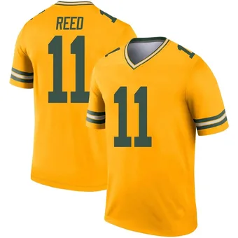 Youth Jayden Reed Gold Legend Inverted Football Jersey