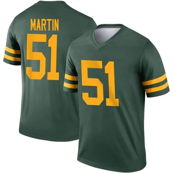 Youth Jeremiah Martin Green Legend Alternate Football Jersey