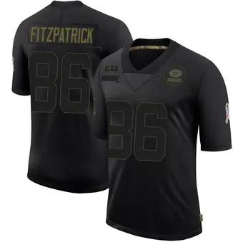 Youth John FitzPatrick Black Limited 2020 Salute To Service Football Jersey