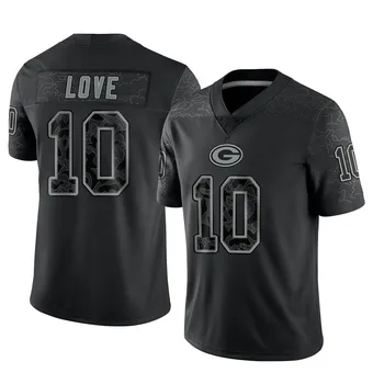 Youth Jordan Love Black Limited Reflective Football Jersey