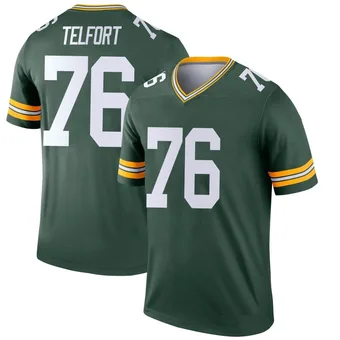 Youth Kadeem Telfort Green Legend Football Jersey