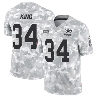 Youth Kalen King Arctic Camo Limited 2024 Salute to Service Football Jersey