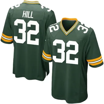 Youth Kylin Hill Green Game Team Color Football Jersey